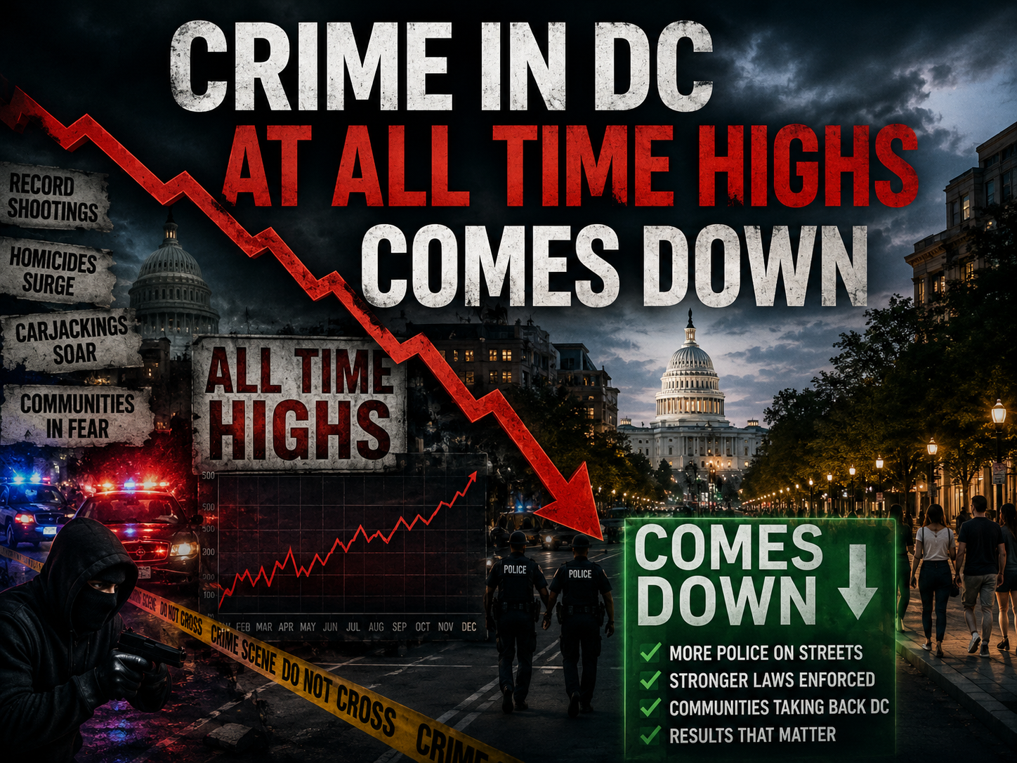 Crime rates fall as DC recovers