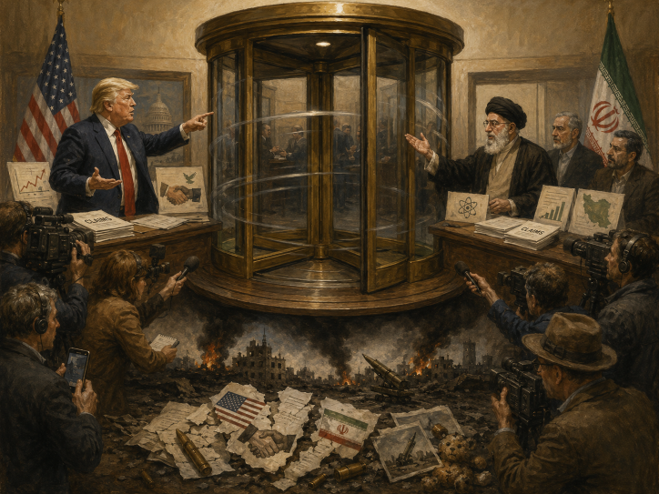 Endless negotiations in the smoke of war