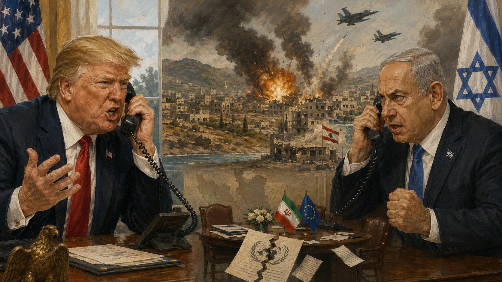 Diplomacy in ruins: a tense standoff