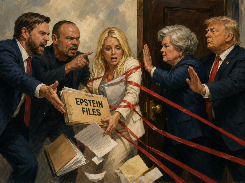 A chaotic tug-of-war over files