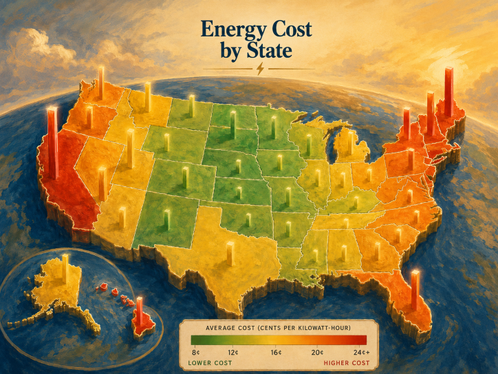 Energy costs across the US