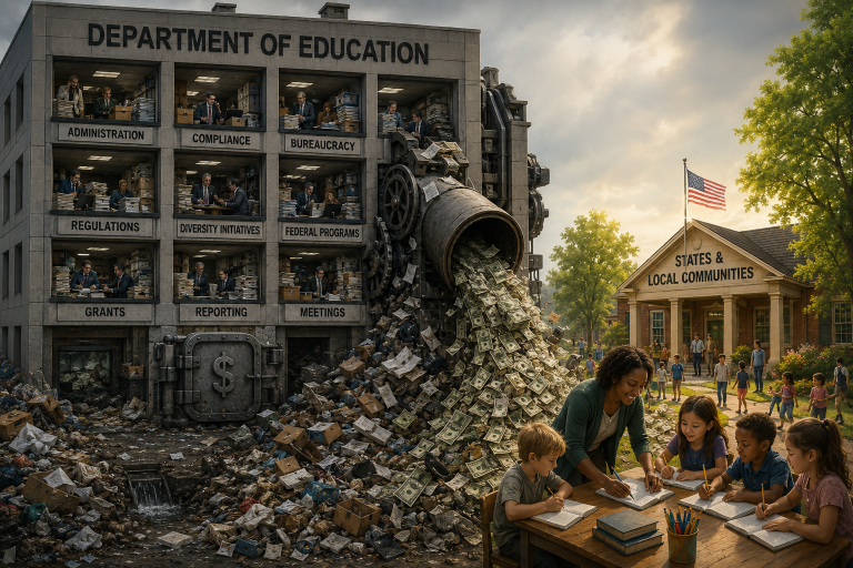 Bureaucracy versus community-driven learning