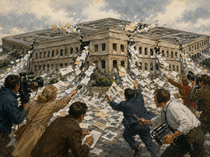 Pentagon under the flood of documents